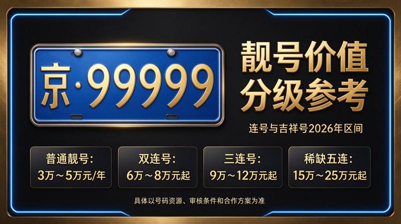 2026年闲置北京京牌照出租业务展示